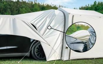 72 999 р. Палатка Naturehike Gen Air 7.0 Car 5-местная, надувной каркас, бежевая  cnk2350ws022-tb  с доставкой в г. Воронеж. Увеличить фотографию 7