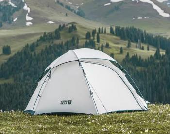 29 699 р. Палатка Naturehike Jims Gear Si 1-местная, алюминиевый каркас, сверхлегкая, белая  cnk2350ws011-sw1  с доставкой в г. Воронеж. Увеличить фотографию 2