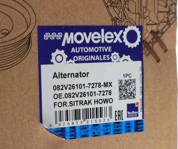 14 549 р. Генератор SITRAK HOWO MOVELEX MOVELEX 082v261017278-mx  с доставкой в г. Воронеж. Увеличить фотографию 6