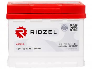 Аккумулятор RIDZEL 65Ач обратная полярность RIDZEL 6ст65(0) ab065.0