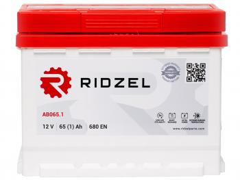 Аккумулятор RIDZEL 65Ач RIDZEL 6ст65(1) ab065.1