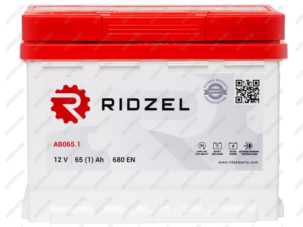 7 749 р. Аккумулятор RIDZEL 65Ач RIDZEL 6ст65(1) ab065.1  с доставкой в г. Воронеж
