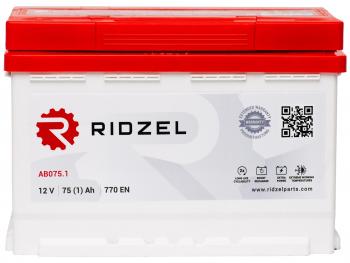 Аккумулятор RIDZEL 75Ач RIDZEL 6ст75(1) ab075.1