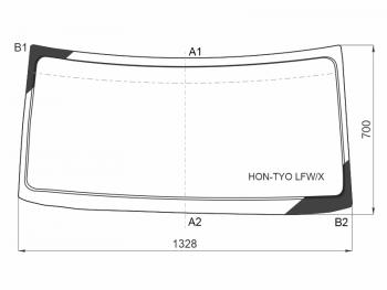 Стекло лобовое Honda N-BOX 11-15 XYG HON-TYO LFW/X