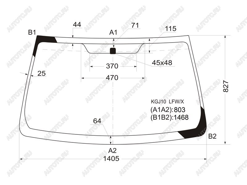 12 649 р. Стекло лобовое Toyota iQ 08-16 XYG KGJ10 LFW/X  с доставкой в г. Воронеж