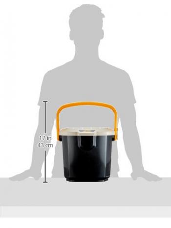 2 029 р. Ящик экспедиционный IRIS RV BOX Bucket 15B, 15 литров 34x32x28 см., бежевыйчерный  bucket 15bh  с доставкой в г. Воронеж. Увеличить фотографию 4