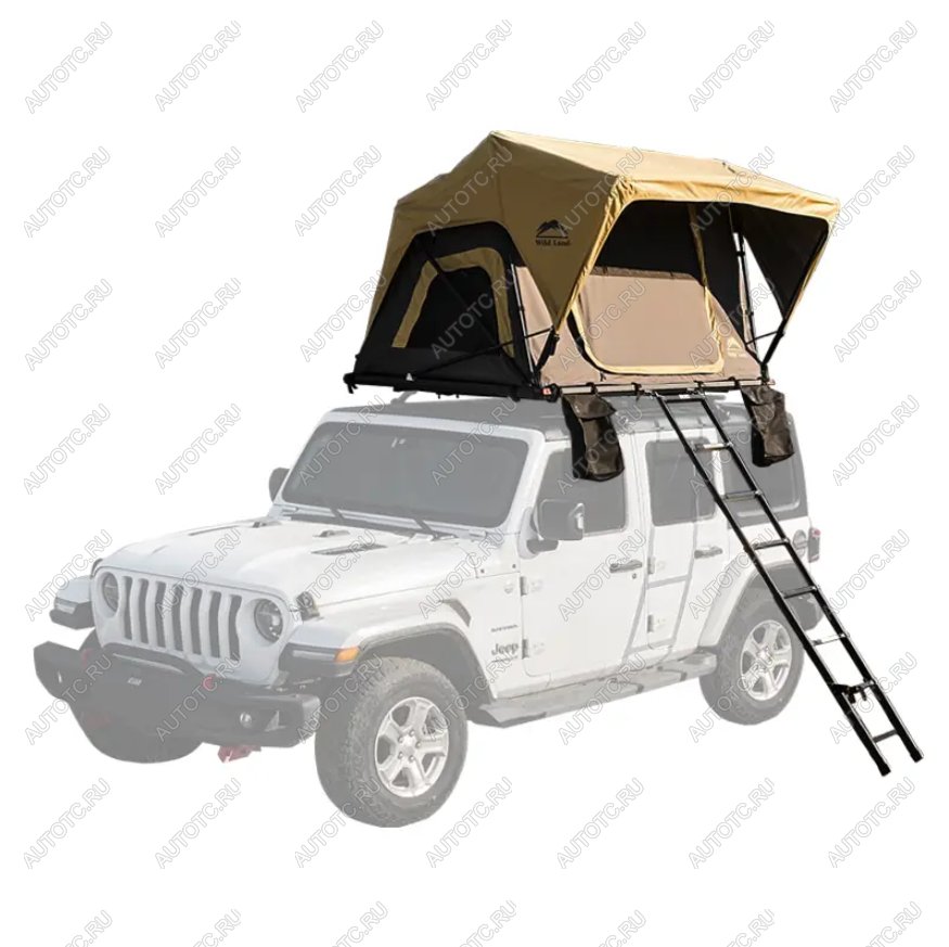 131 999 р. Палатка на крышу автомобиля Wild Land Normandy Auto 140 pro  900010-0002-0005  с доставкой в г. Воронеж