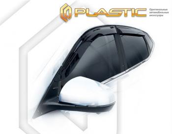 2 099 р.  Дефлектора окон CA-Plastic Oshan X7 (2019-2022) (серия Classic полупрозрачный, без хром. молдинга)  с доставкой в г. Воронеж. Увеличить фотографию 2