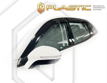 2 079 р. Дефлектора окон CA-Plastic Kaiyi X3 Pro (2023-2025) (серия Classic полупрозрачный, без хром. молдинга )  с доставкой в г. Воронеж. Увеличить фотографию 2