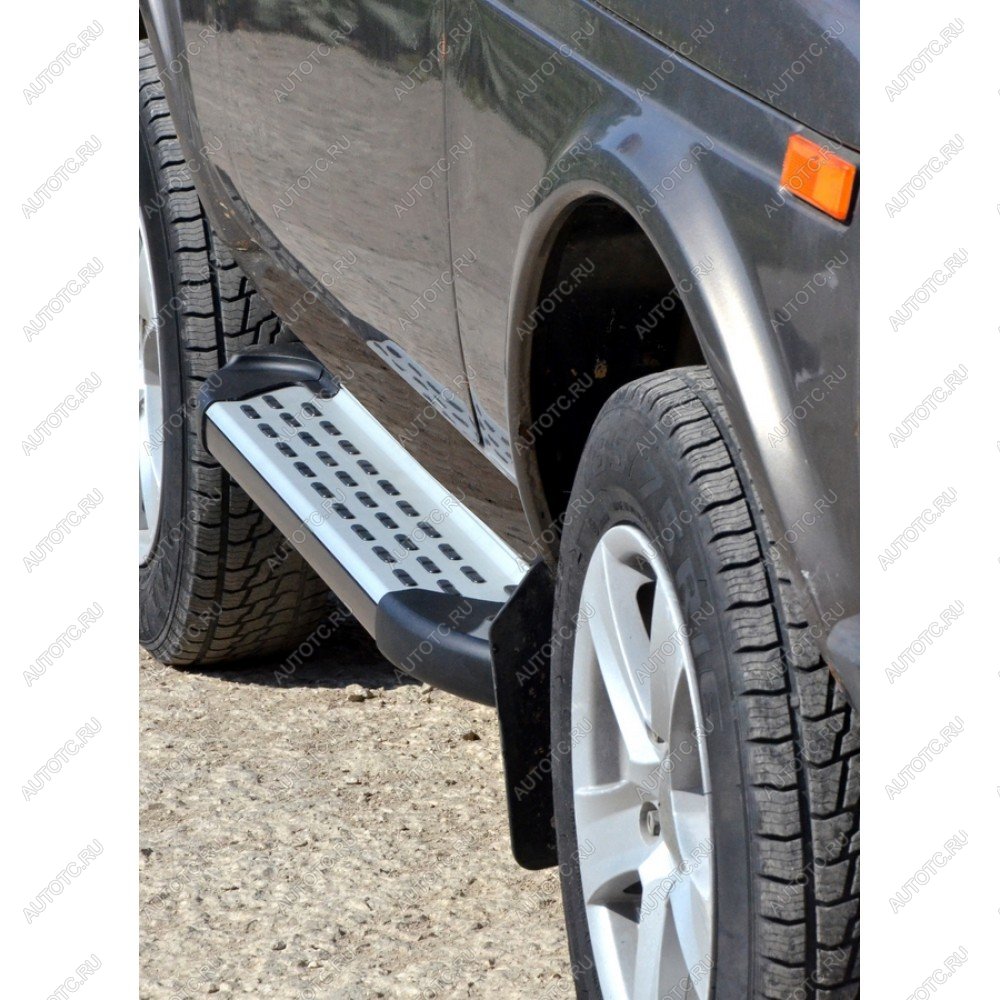 13 799 р. ПОРОГИ «БУМЕР II»  АЛЮМИН. С РЕЗИНКОЙ  21214 «нива»,  urban 4x4  3375  с доставкой в г. Воронеж