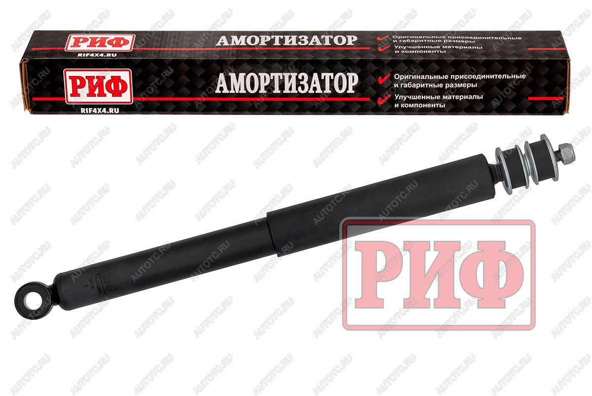 6 209 р. Амортизатор РИФ задний Toyota Land Cruiser 100 и 200 штатный  sag236sl  с доставкой в г. Воронеж