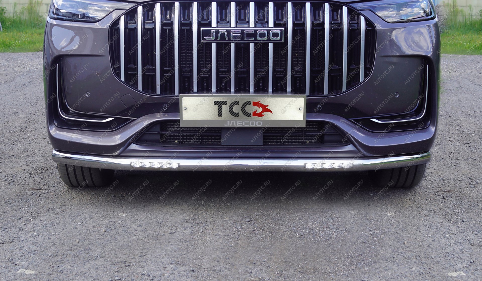 33 399 р. Защита передняя нижняя d60,3 мм (с ДХО) ТСС Тюнинг  JAECOO J8 (2024-2025) (нержавейка)  с доставкой в г. Воронеж
