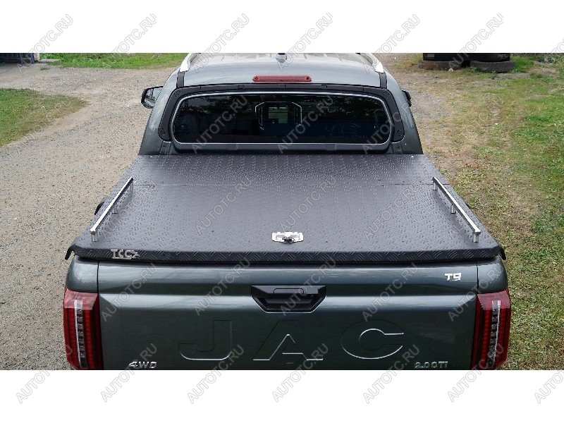 75 999 р. Крышка кузова ТСС Тюнинг  JAC T9 (2021-2025) Pickup Double Cab (алюминий Black)  с доставкой в г. Воронеж