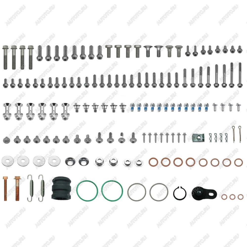 4 749 р. Комплект крепежа ACCEL KTM SX250 02-23, EXC250 02-23, EXC300 04-16, EXC200 02-16  bkp-501  с доставкой в г. Воронеж