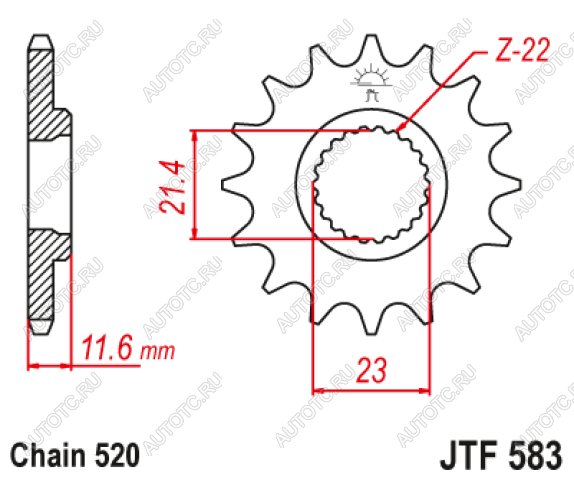 1 449 р. Звезда цепного привода JTF583 14 jtf583.14 с доставкой в г. Воронеж Увеличить фотографию 1 1 449 р. Звезда цепного привода JTF583 14 jtf583.14 с доставкой в г. Воронеж