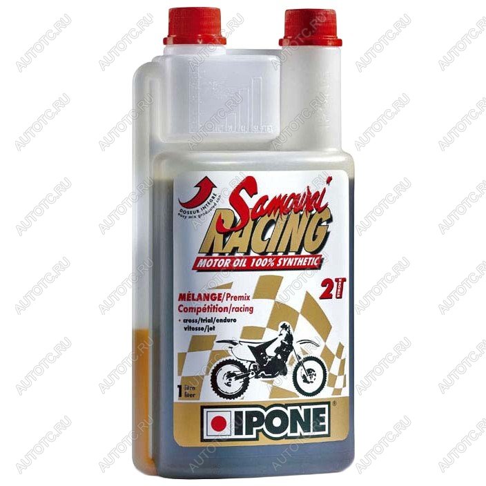 2 169 р. Масло Ipone SAMOURAI RACING 2T 1л.  пм-00018363  с доставкой в г. Воронеж