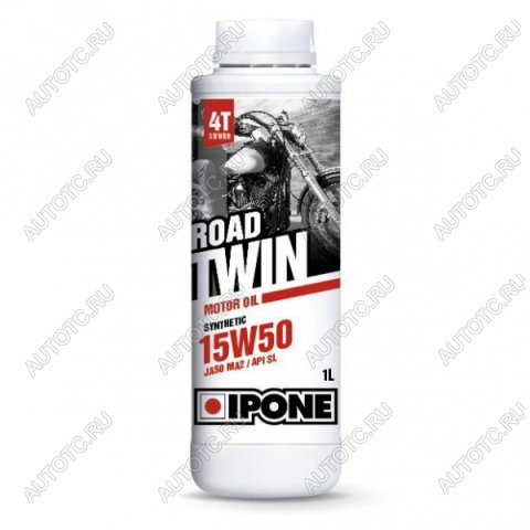 1 199 р. Масло Ipone ROAD TWIN 15W50 1л.  пм-00029294  с доставкой в г. Воронеж