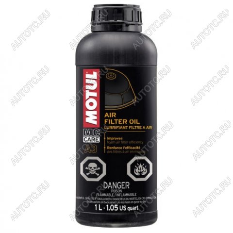 1 699 р. Смазка воздушного фильтра Motul A3 Air Filter Oil 1л.  пм-00018359  с доставкой в г. Воронеж