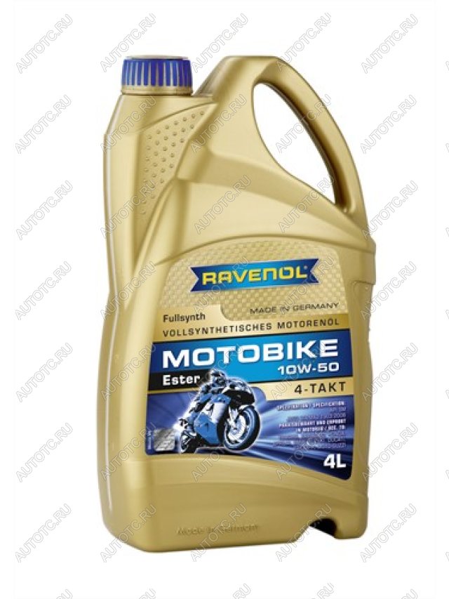 7 499 р. Моторное масло RAVENOL Motobike 4-T Ester 10W-50 (4л)  1171103-004-01-999  с доставкой в г. Воронеж