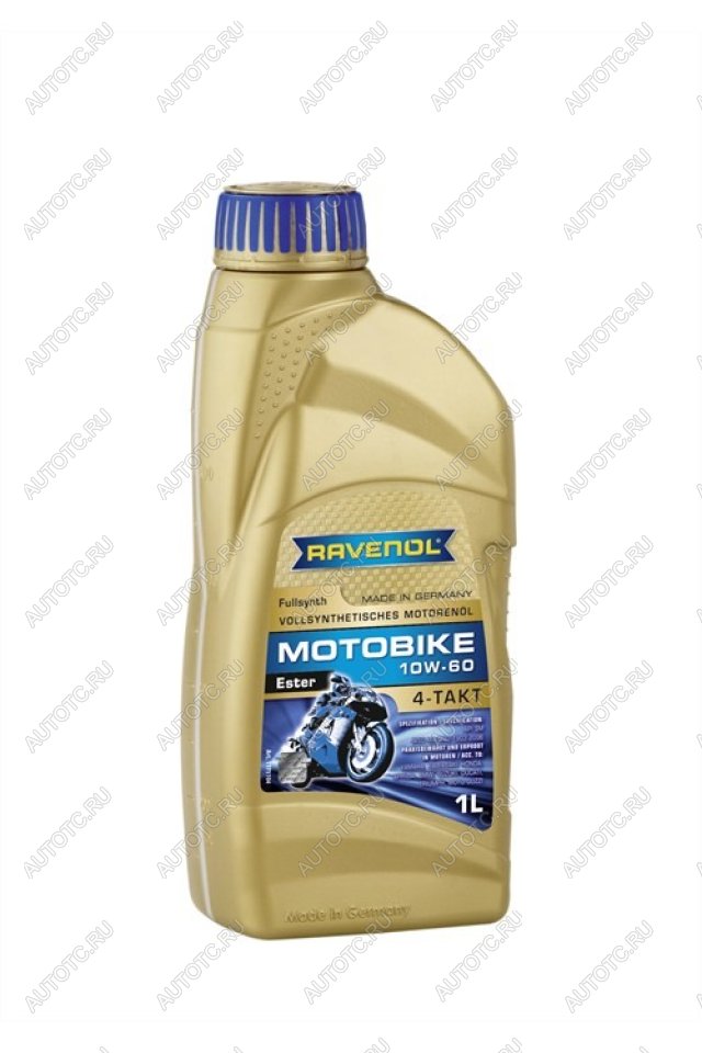 1 999 р. Моторное масло RAVENOL Motobike 4-T Ester 10W-60 (1л)  1171104-001-01-999  с доставкой в г. Воронеж