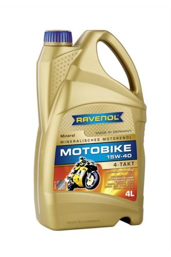 Моторное масло RAVENOL Motobike 4-T Mineral 15W-40 (4л)  1173121-004-01-999