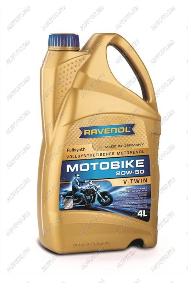 7 999 р. Моторное масло RAVENOL Motobike 4-T V-TWIN Fullsynth 20W-50 (4л)  1171105-004-01-999  с доставкой в г. Воронеж