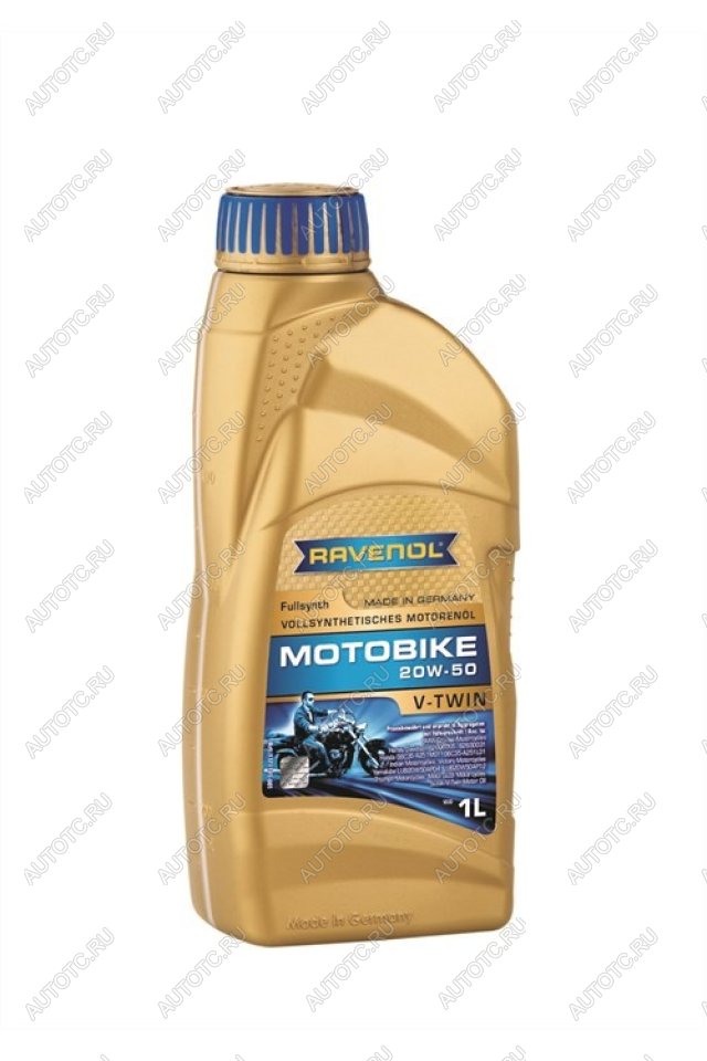 2 199 р. Моторное масло RAVENOL Motobike 4-T V-TWIN Fullsynth 20W-50 (1л)  1171105-001-01-999  с доставкой в г. Воронеж