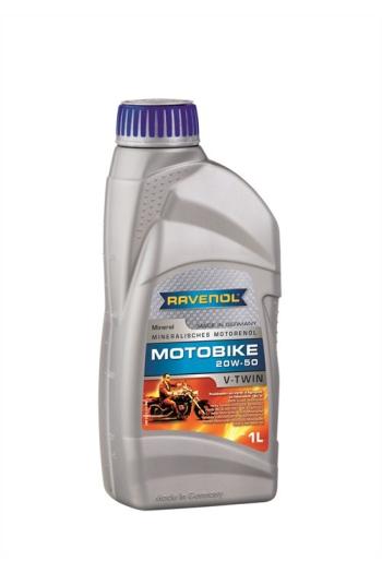 Моторное масло RAVENOL Motobike 4-T V-TWIN Mineral 20W-50 (1л)  1173105-001-01-999