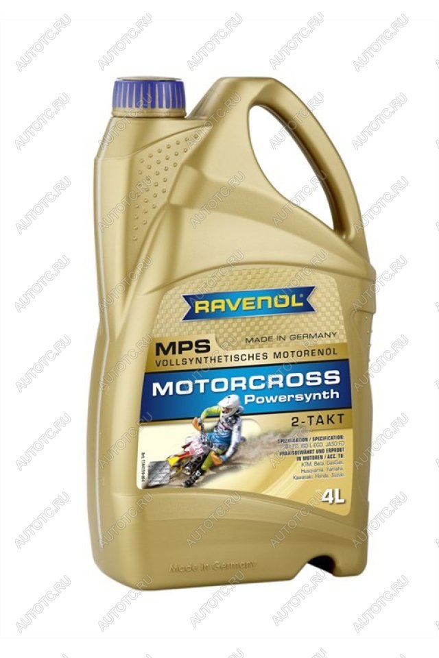 10 199 р. Моторное масло RAVENOL MPS Motocross Powersynth 2T (4л)  1144110-004-01-999  с доставкой в г. Воронеж
