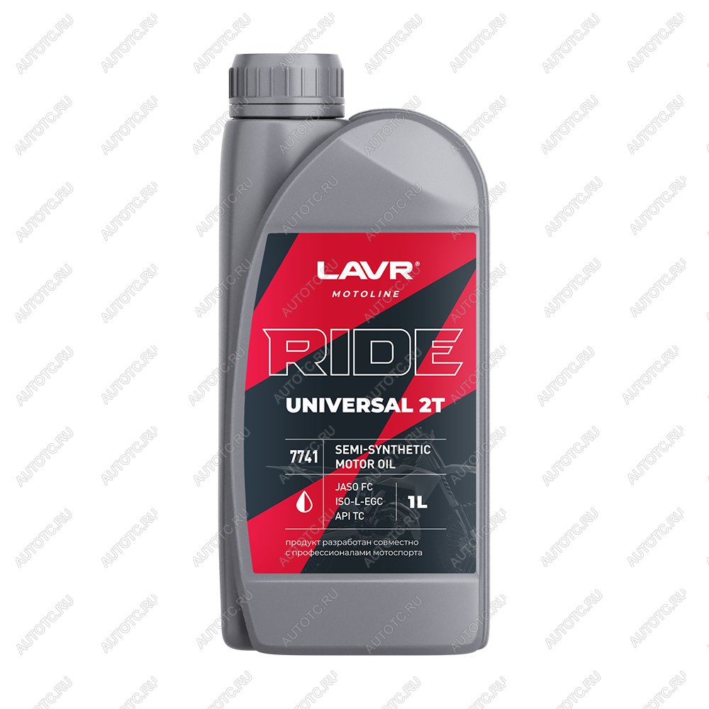 799 р. Моторное масло LAVR MOTO RIDE UNIVERSAL 2Т FC 1л  ln7741  с доставкой в г. Воронеж
