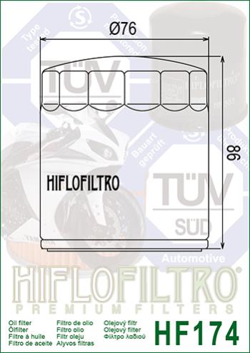 1 379 р. Масляный Фильтр HIFLO HF174C  hf174c  с доставкой в г. Воронеж. Увеличить фотографию 2