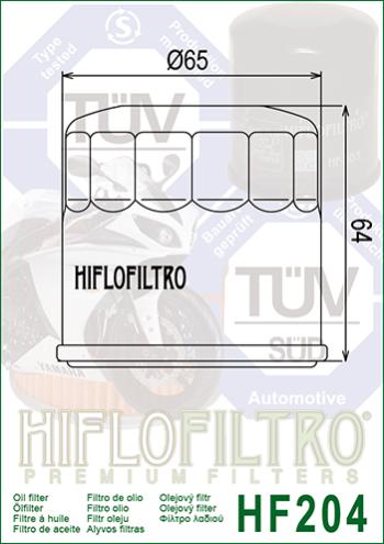 1 399 р. Масляный Фильтр HIFLO HF204C  hf204c  с доставкой в г. Воронеж. Увеличить фотографию 2