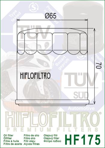 799 р. Масляный Фильтр HIFLO HF175  hf175  с доставкой в г. Воронеж. Увеличить фотографию 2