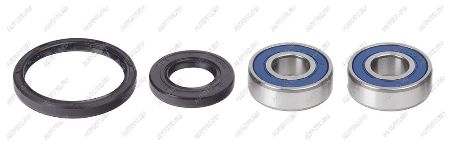2 259 р. Комплект подшипников переднего колеса ALL BALLS Ninha EX250 Ninja 250R 08-12 (25-1743)  25-1743  с доставкой в г. Воронеж