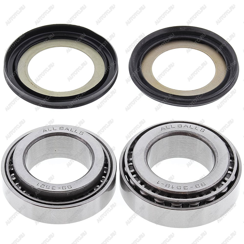 6 399 р. Комплект подшипников рулевой колонки ALL BALLS Yamaha XV1700 Road Star Warrior 02-10  (22-1050)  22-1050  с доставкой в г. Воронеж