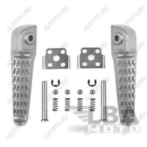 919 р. Подножки задние для мотоциклов Kawasaki ZX-6R, ZX-10R, Z800, Z750, Z1000, KLE650, ER-6nf  пм-00001158  с доставкой в г. Воронеж