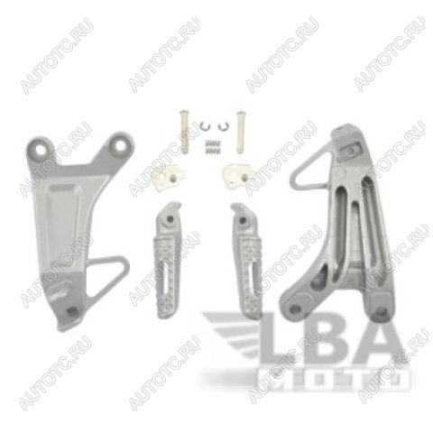 5 999 р. Подножки задние с кронштейнами для мотоцикла Honda CBR600RR 03-04  пм-00001173  с доставкой в г. Воронеж
