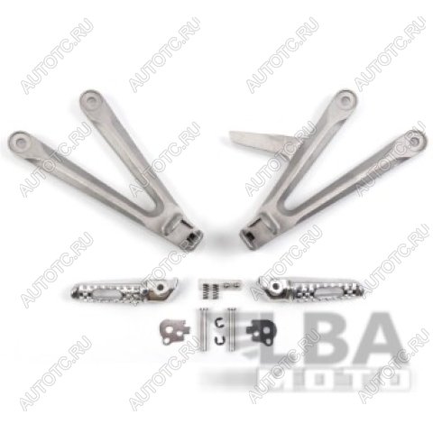 5 849 р. Подножки задние с кронштейнами для мотоцикла Honda CBR600RR 05-06  пм-00001174  с доставкой в г. Воронеж