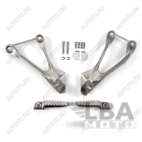 5 999 р. Подножки задние с кронштейнами для мотоцикла Kawasaki ZX-6R 05-08  пм-00001182  с доставкой в г. Воронеж