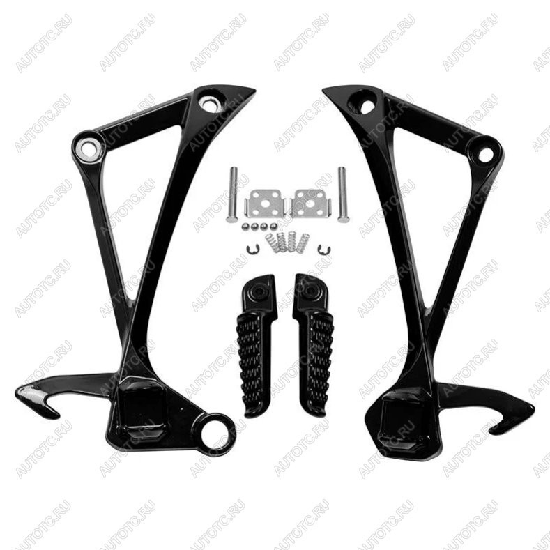 4 849 р. Подножки задние с кронштейнами для мотоцикла Kawasaki ZX10R 11-15  пм-00030817  с доставкой в г. Воронеж