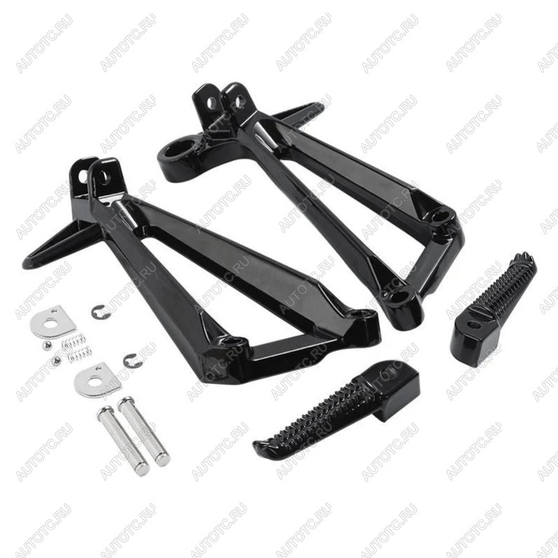 4 999 р. Подножки задние с кронштейнами для мотоцикла Yamaha YZF-R3 15-23, MT03 20-23  пм-00030826  с доставкой в г. Воронеж