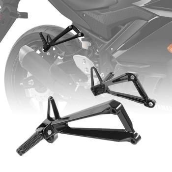 4 999 р. Подножки задние с кронштейнами для мотоцикла Yamaha YZF-R3 15-23, MT03 20-23  пм-00030826  с доставкой в г. Воронеж. Увеличить фотографию 3