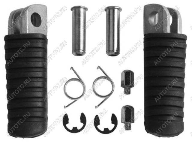 1 199 р. Подножки передние для мотоцикла Kawasaki ZZR400 93-07, Ninja 250R 08-12, Z750, Z1000 03-06  пм-00001152  с доставкой в г. Воронеж