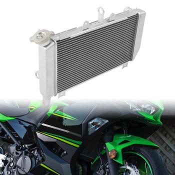 9 399 р. Радиатор для Kawasaki Ninja 400 18-24, Z400 19-23  пм-00030808  с доставкой в г. Воронеж. Увеличить фотографию 4