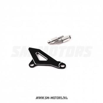 Защита ведущей звезды Kawasaki KLX450R 08-15  SM-PARTS черная  010263-757-1470