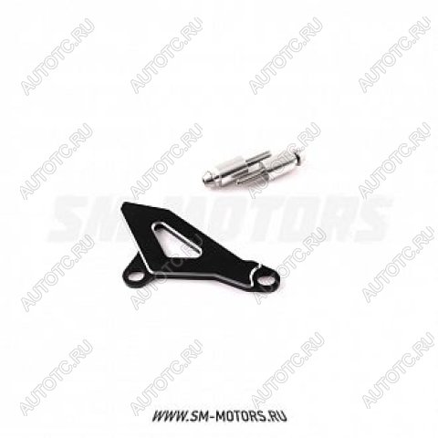 1 449 р. Защита ведущей звезды Kawasaki KLX450R 08-15  SM-PARTS черная  010263-757-1470  с доставкой в г. Воронеж