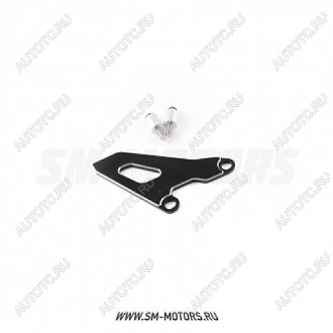 1 449 р. Защита ведущей звезды Honda CR250R 02-07, CRF250R250X 04-09, CRF450R 08  SM-PARTS черная  010263-757-6916  с доставкой в г. Воронеж