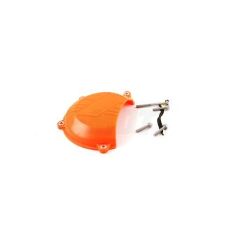 Защита крышки сцепл. пластиковая SM-PARTS KTM 450SXFXCF 13-15, 450500EXCXCW 12-16 оранжевая  010263-926-3853
