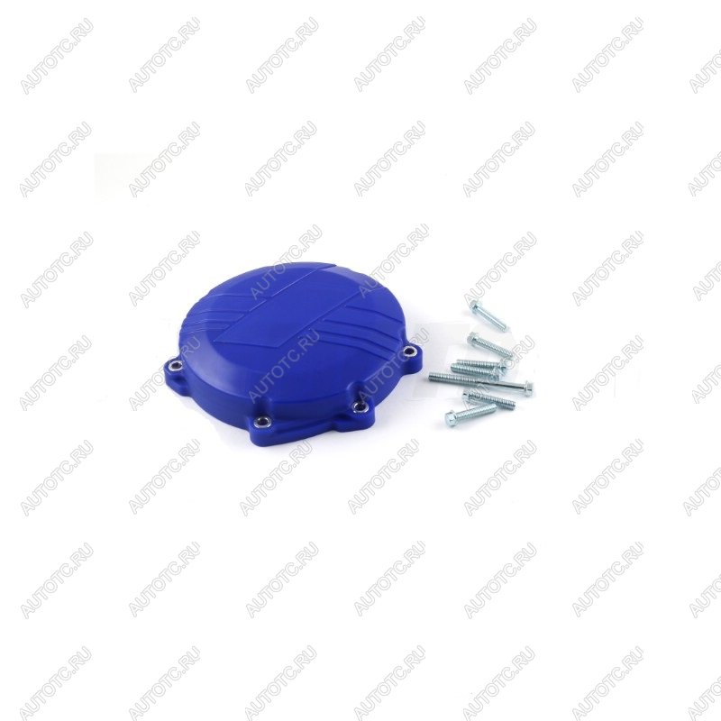 2 559 р. Защита крышки сцепл. пластиковая SM-PARTS Yamaha YZ250F 14-17, WR250F 15-19 синяя  010263-923-5154  с доставкой в г. Воронеж