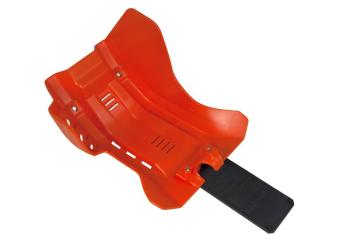 9 249 р. Защита двигателя пластиковая R-Tech KTM SX-F450 16-18, EXC-F450500 17-20 (R-PMKTMAR4518) оранжевая  r-pmktmar4518  с доставкой в г. Воронеж. Увеличить фотографию 2